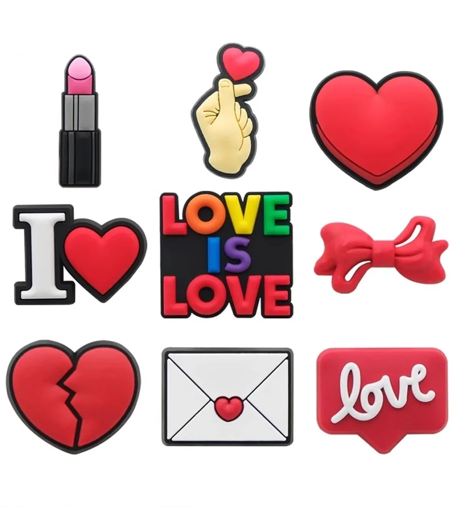 Shoes charms for Cartoon Valentine's Day Elements pins Shoes Accessories The Charm of Hole shoes charms for DIY shoes Decoration
Shoes charms for Cartoon Valentine's Day Elements pins Shoes Accessories The Charm of Hole shoes charms for DIY shoes Decoration