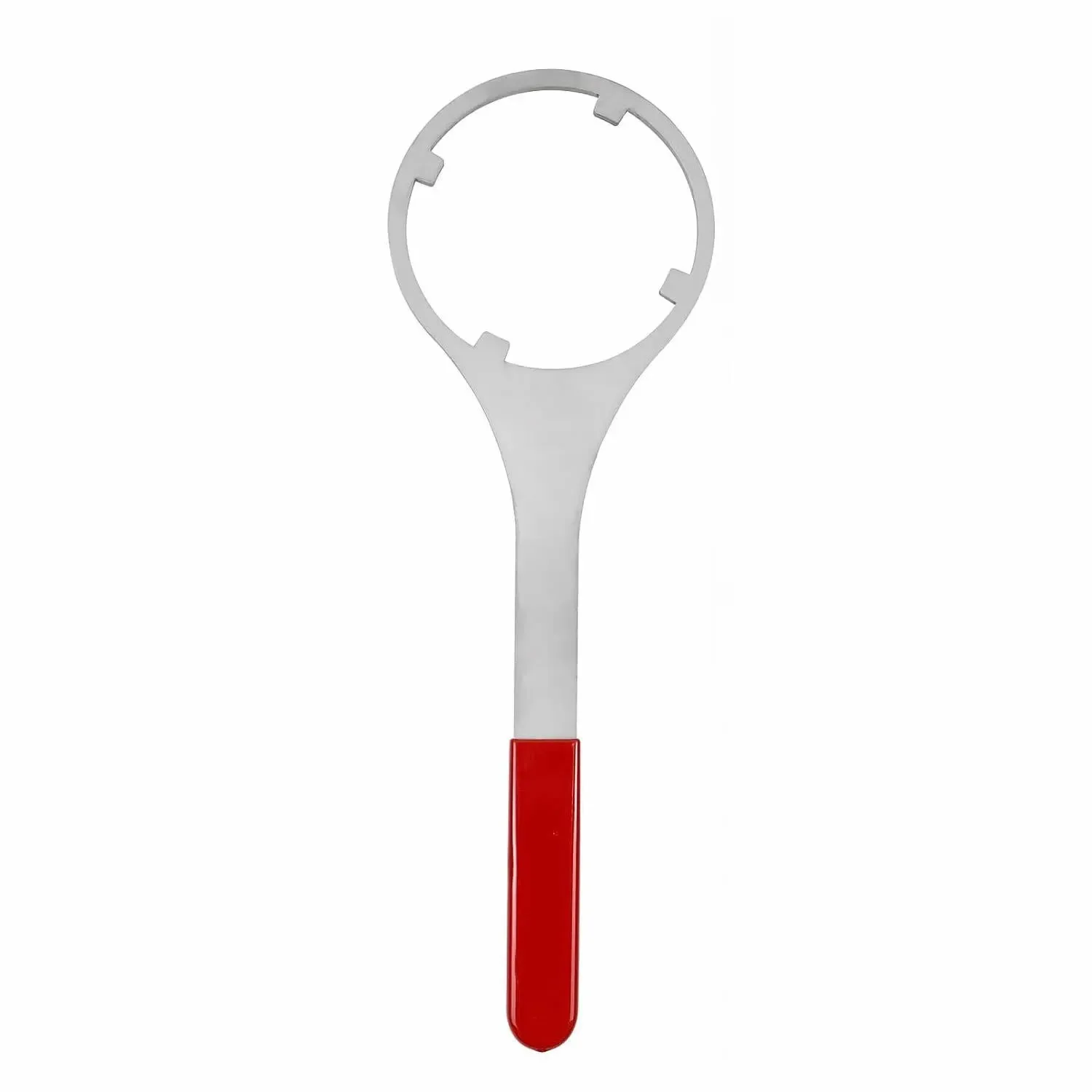 4.8" Heavy Metal Wrench Replaces Plastic Wrench, Extended Handle With Rubber Wrapping(4.8 Inch Inside Diameter)
4.8" Heavy Metal Wrench Replaces Plastic Wrench, Extended Handle With Rubber Wrapping(4.8 Inch Inside Diameter)