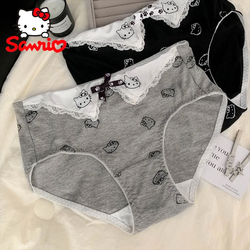 Sanrio Hello Kitty, женские треугольные брюки большого размера, милое нижнее белье с принтом в японском стиле для девочек, женские сексуальные трусы, подарки
Sanrio Hello Kitty, женские треугольные брюки большого размера, милое нижнее белье с принтом в японском стиле для девочек, женские сексуальные трусы, подарки