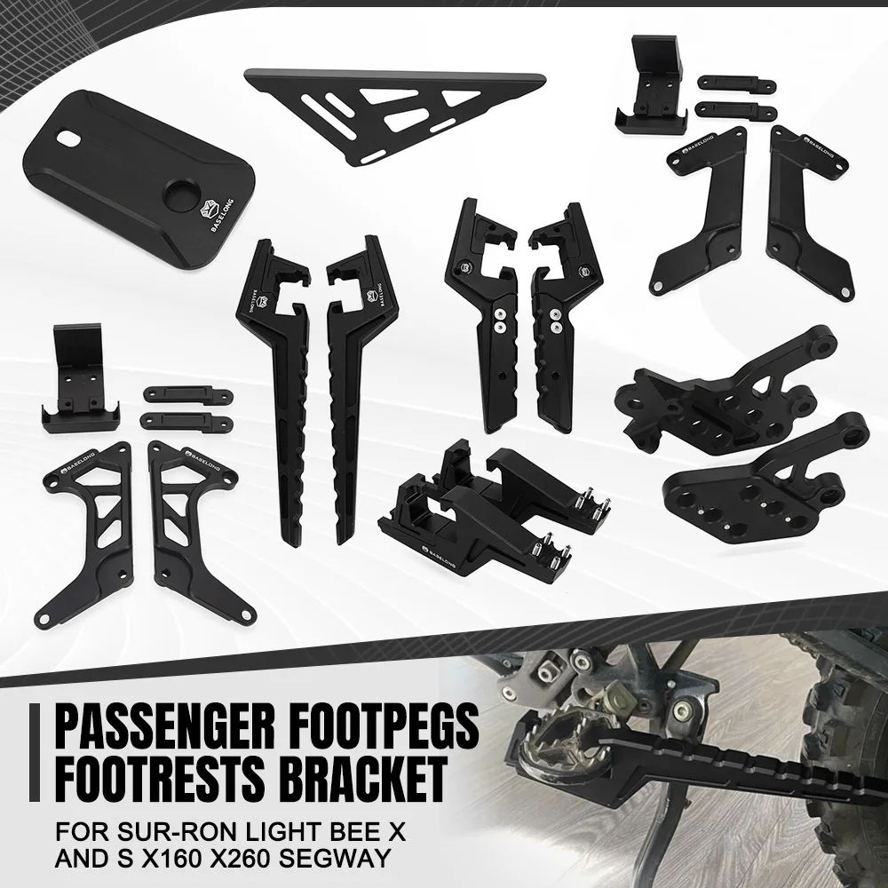 Motorcycle For Sur-Ron Light Bee X and S X160 X260 Segway Foot Pegs Fixing Bracket Footrests Rests Pedal Mount Support Bracket
Motorcycle For Sur-Ron Light Bee X and S X160 X260 Segway Foot Pegs Fixing Bracket Footrests Rests Pedal Mount Support Bracket