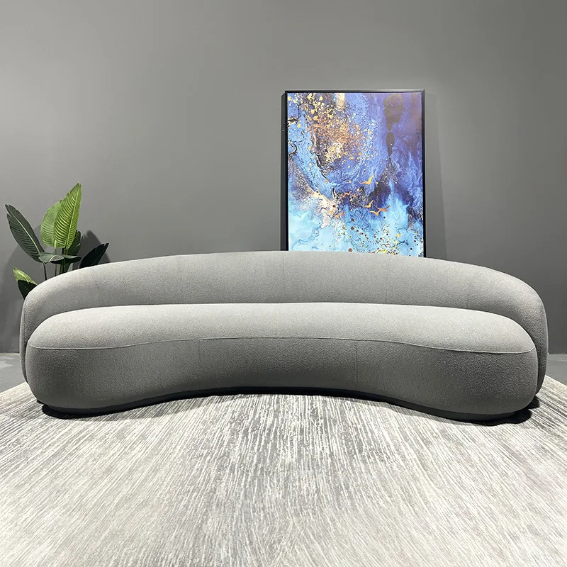 DSA Creative Curved Fabric Sofa Light Luxury Beauty Salon Wedding Shop Living Room Exhibition Hall Lobby Lazy Sofa
DSA Creative Curved Fabric Sofa Light Luxury Beauty Salon Wedding Shop Living Room Exhibition Hall Lobby Lazy Sofa