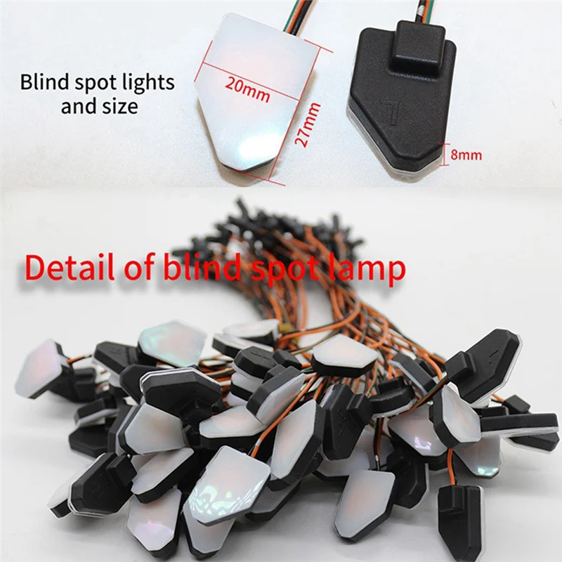 1 Pair Red Blind Spot Monitor Detection Distance Assist Light Lamp For Toyota Honda BSD BSA BSM Car Side Mirrors
1 Pair Red Blind Spot Monitor Detection Distance Assist Light Lamp For Toyota Honda BSD BSA BSM Car Side Mirrors
