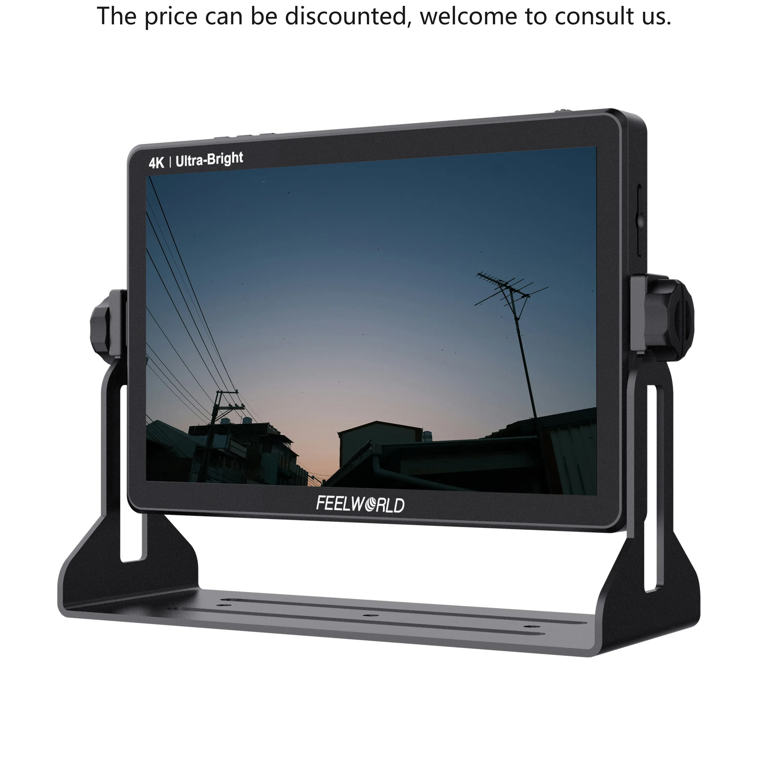 FEELWORLD LUT11S Touch Screen Camera Field Monitor SDI 4K HDMI 10.1 Inch High Brightness 2000nit Camera Monitor
FEELWORLD LUT11S Touch Screen Camera Field Monitor SDI 4K HDMI 10.1 Inch High Brightness 2000nit Camera Monitor