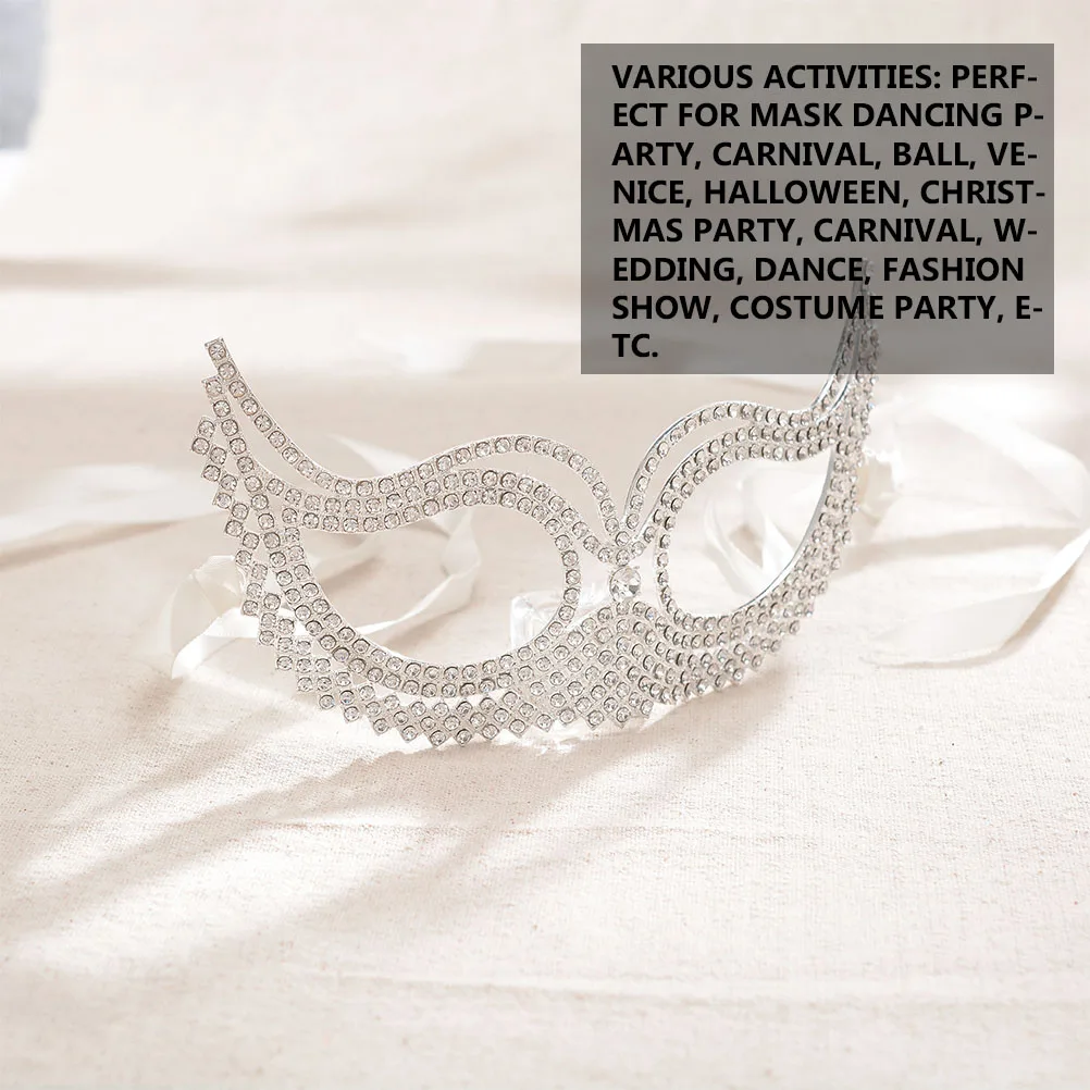 1pc Rhinestone Masquerade Mask Shiny Alloy Party Costume Face Cover For Halloween Carnival Wedding Dance Fashion Show Creative
1pc Rhinestone Masquerade Mask Shiny Alloy Party Costume Face Cover For Halloween Carnival Wedding Dance Fashion Show Creative