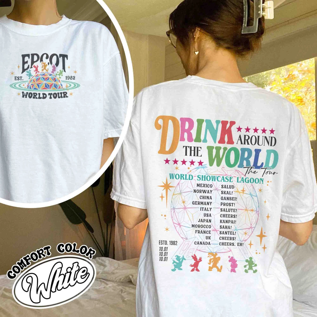 Disney Comfort Color Shirt, Epcot Drink Around the World Shirt, Disney Trip Shirt Concert Soft Girl Aesthetic,Music Lover Gift
Disney Comfort Color Shirt, Epcot Drink Around the World Shirt, Disney Trip Shirt Concert Soft Girl Aesthetic,Music Lover Gift