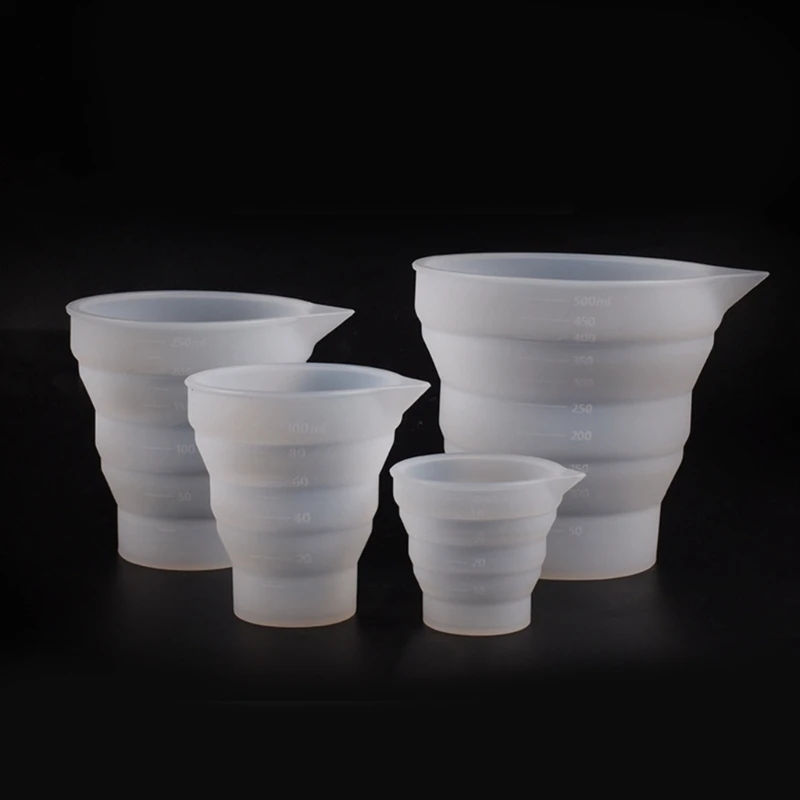 Portable Mixing Cup Silicone Mold Flexbile Dispensing Cup Folding Cup Non-stick Epoxy Resin Tool for Jewelry DIY Crafts Making
Portable Mixing Cup Silicone Mold Flexbile Dispensing Cup Folding Cup Non-stick Epoxy Resin Tool for Jewelry DIY Crafts Making