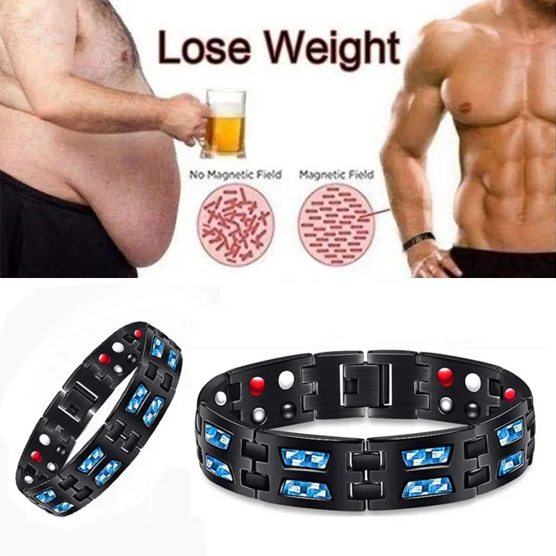 Titanium Magnetic Bracelet Titanium Magnetic Luxury Slimming Bracelet Therapy Healthcare Jewelry Men Bangle Health Bracelets
Titanium Magnetic Bracelet Titanium Magnetic Luxury Slimming Bracelet Therapy Healthcare Jewelry Men Bangle Health Bracelets