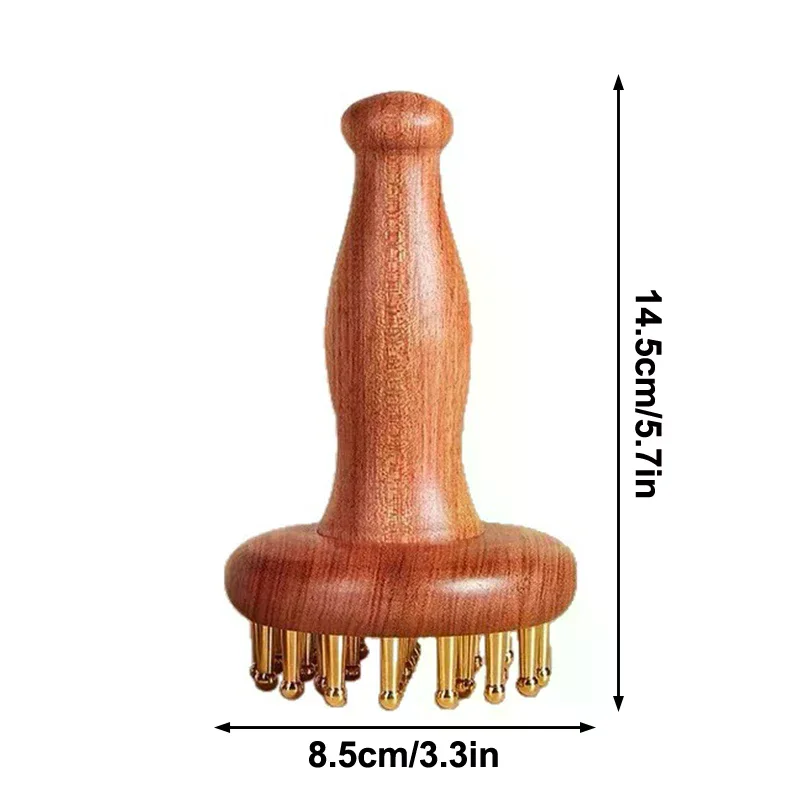 Portable Brass & Wooden Gua Sha Massage Tool - Head Neck Leg Body Meridian Massager for Lymphatic Relief And Tissue Pain Relief
Portable Brass & Wooden Gua Sha Massage Tool - Head Neck Leg Body Meridian Massager for Lymphatic Relief And Tissue Pain Relief