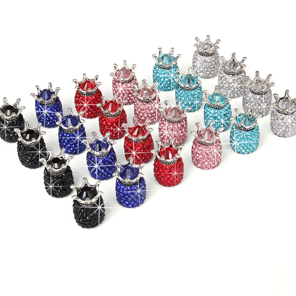 4 Pcs Pink Rhinestone Metal Dust Caps Shining Diamond Crown Car Tire Stem Covers Valve Gas Leak Proof Dust Proof Car Accessories
4 Pcs Pink Rhinestone Metal Dust Caps Shining Diamond Crown Car Tire Stem Covers Valve Gas Leak Proof Dust Proof Car Accessories
