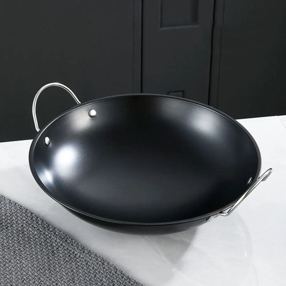 Non Stick Pan Wok Metal Wear Resistant Fry Kitchen Cooking Food Daily Use Hot Pot Reusable Camping Single Person Thick Double
Non Stick Pan Wok Metal Wear Resistant Fry Kitchen Cooking Food Daily Use Hot Pot Reusable Camping Single Person Thick Double