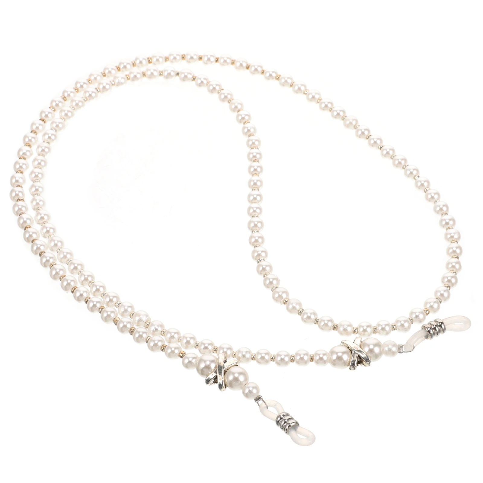 Glasses Chain Eyeglasses Accessories for Women White Pearl Beads Lanyard Cord Sunglass Holder Necklace
Glasses Chain Eyeglasses Accessories for Women White Pearl Beads Lanyard Cord Sunglass Holder Necklace