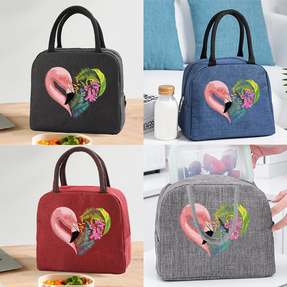 Insulated Lunch Bag Handbags Box for Women Kids Portable Thermal Picnic Bags Flamingo Love Pattern Cooler Organizern for Work
Insulated Lunch Bag Handbags Box for Women Kids Portable Thermal Picnic Bags Flamingo Love Pattern Cooler Organizern for Work