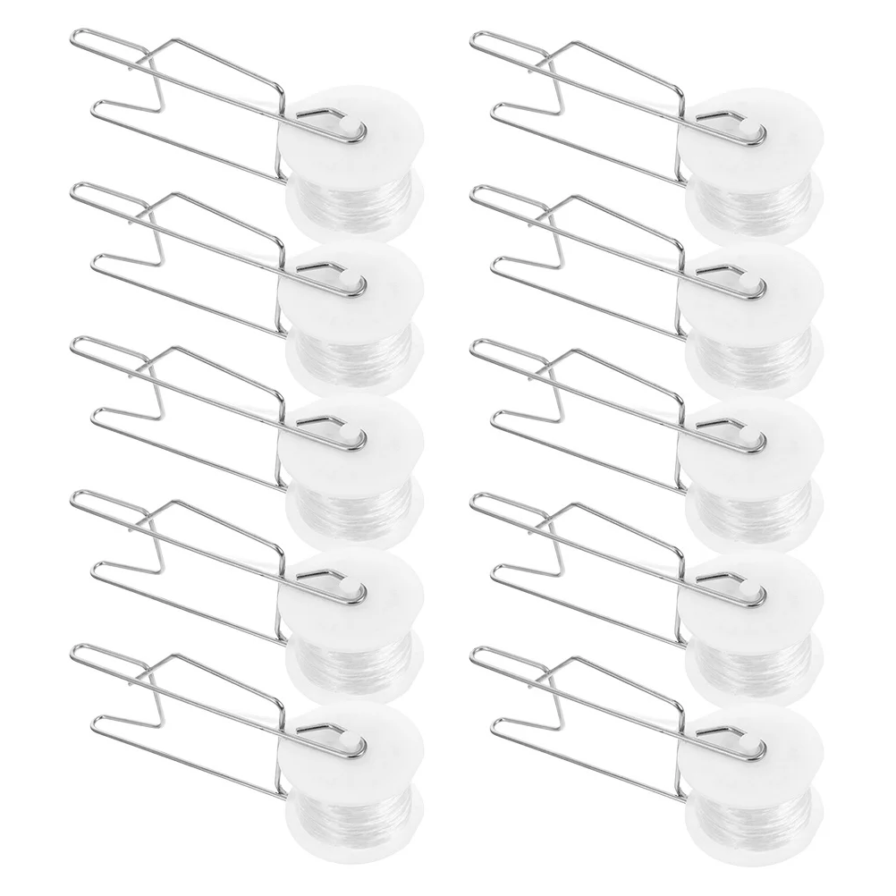 10Pcs Tomato Roller Hooks Adjustable Twine Greenhouse Plant Support Easy Install Vertical Growth Gardening Hooks
10Pcs Tomato Roller Hooks Adjustable Twine Greenhouse Plant Support Easy Install Vertical Growth Gardening Hooks