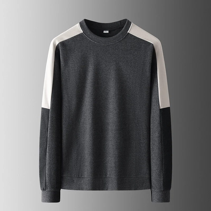 Winter Men's New Double-sided German Velvet Round Neck Long Sleeved Patchwork T-shirt Autumn Comfortable Casual Bottom Shirt
Winter Men's New Double-sided German Velvet Round Neck Long Sleeved Patchwork T-shirt Autumn Comfortable Casual Bottom Shirt
