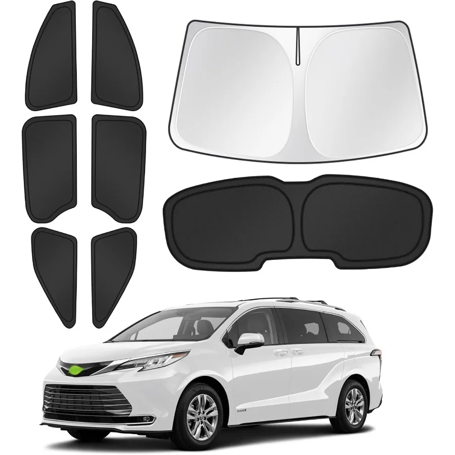 Sunshades for 20212025 2026 Sienna Accessories Windshield Sun Shade Side Rear Window Shade Cover Sun Visor Shield Privacy Prot
Sunshades for 20212025 2026 Sienna Accessories Windshield Sun Shade Side Rear Window Shade Cover Sun Visor Shield Privacy Prot