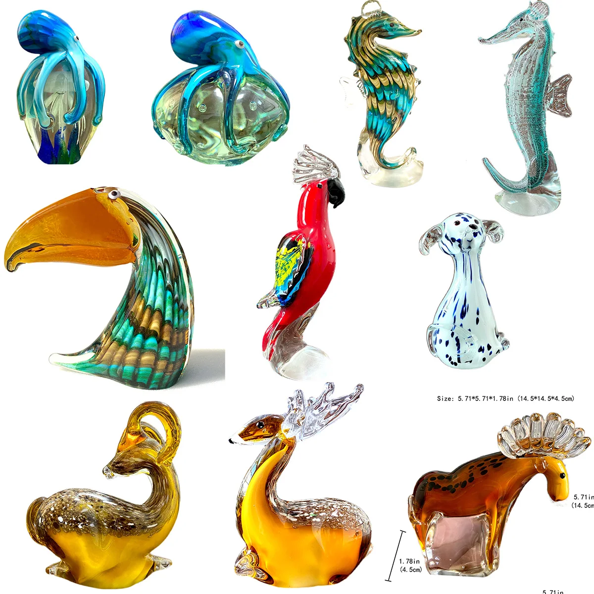 24 Types Handmade Crystal Sika Deer Figurines Hand Blown Glass Animal Craft Cute Pet Kids Christmas Gift Home Table Decor
24 Types Handmade Crystal Sika Deer Figurines Hand Blown Glass Animal Craft Cute Pet Kids Christmas Gift Home Table Decor
