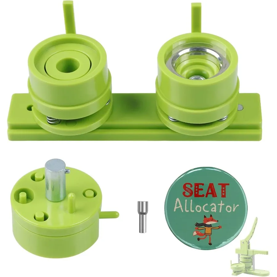 1,25-дюймовая 32-миллиметровая форма для кнопок, сменная форма для изготовления кнопок направляющей, 1 шт. 
1,25-дюймовая 32-миллиметровая форма для кнопок, сменная форма для изготовления кнопок направляющей, 1 шт.