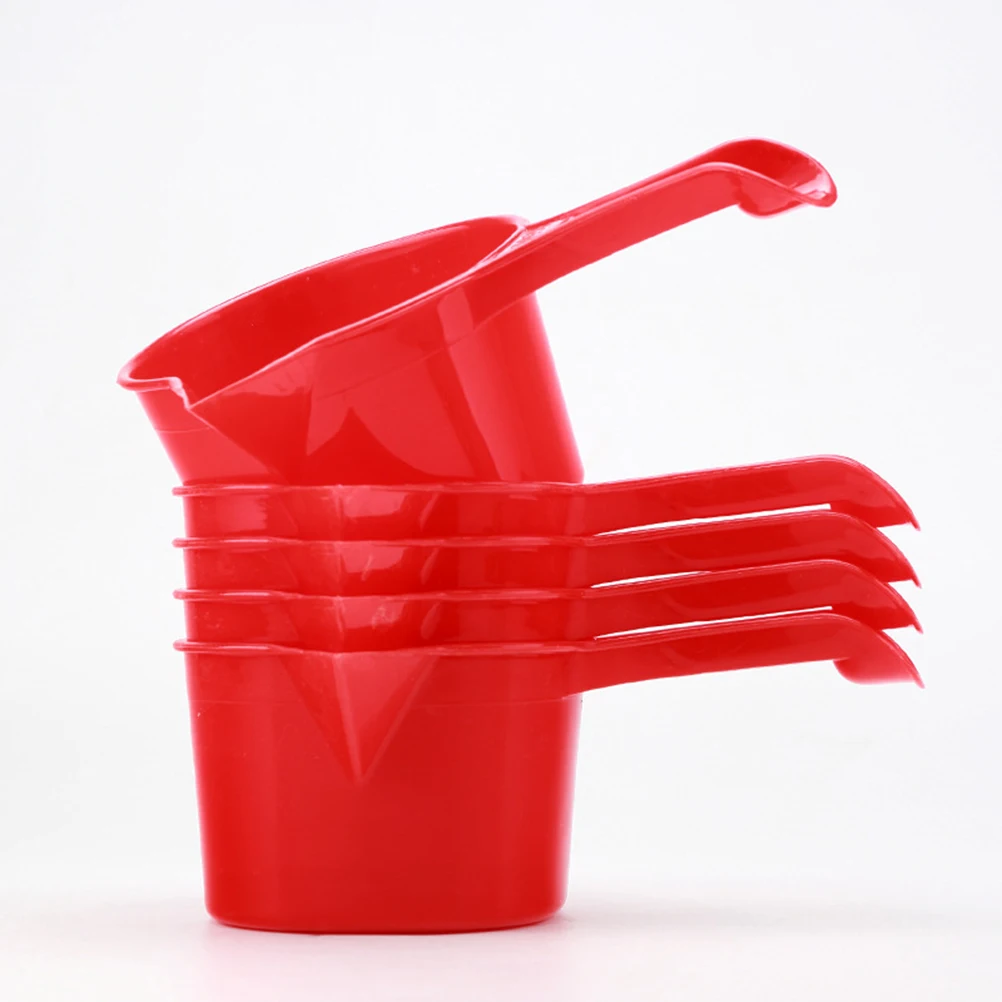 Thickened Plastic Handle Water Ladle Red Long Spout Design For Mould Grouting Bathing Shampooing Watering Flowers Washing
Thickened Plastic Handle Water Ladle Red Long Spout Design For Mould Grouting Bathing Shampooing Watering Flowers Washing