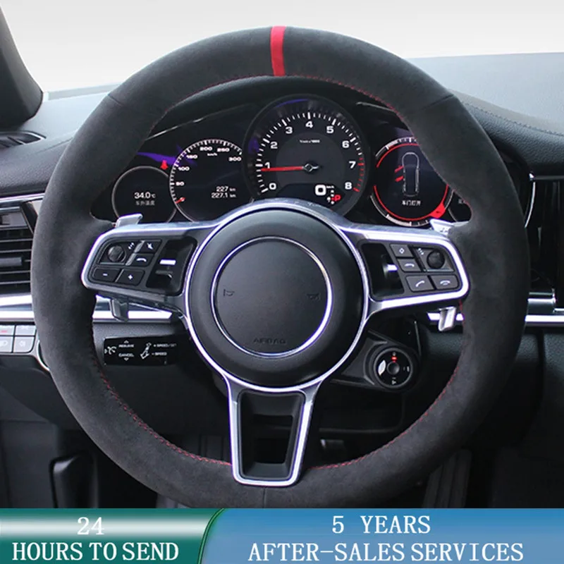 Замшевая оплетка для рулевого колеса Оригинальная для Porsche Cayenne Macan Panamera 911 996 997 959 Cayman Boxster
Замшевая оплетка для рулевого колеса Оригинальная для Porsche Cayenne Macan Panamera 911 996 997 959 Cayman Boxster