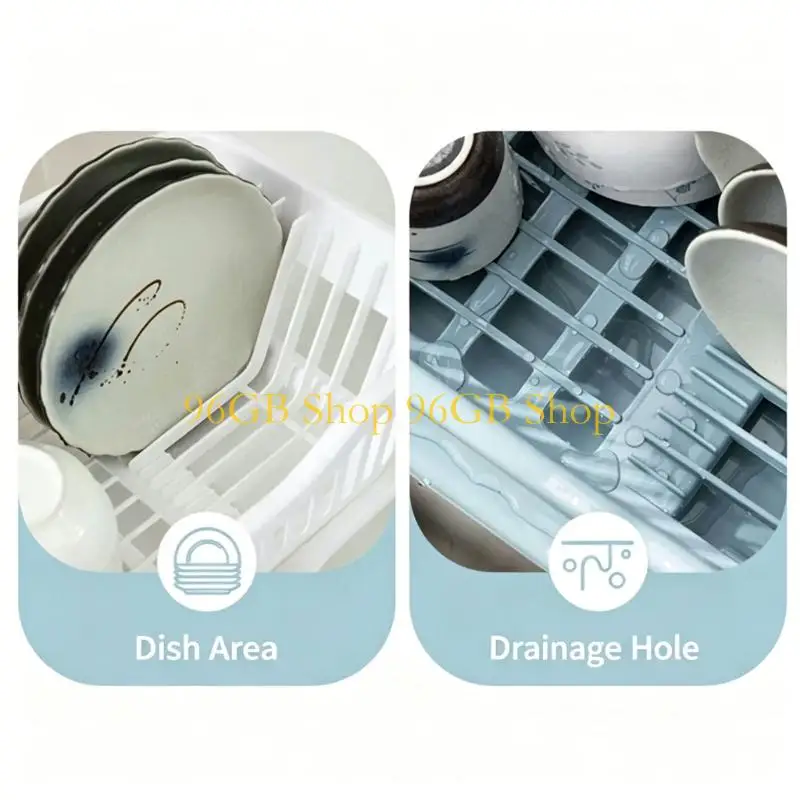 96GB Sturdy Plastic Sink Drainer Tool for Motorhome Small Designs Holds Plates Bowls
96GB Sturdy Plastic Sink Drainer Tool for Motorhome Small Designs Holds Plates Bowls