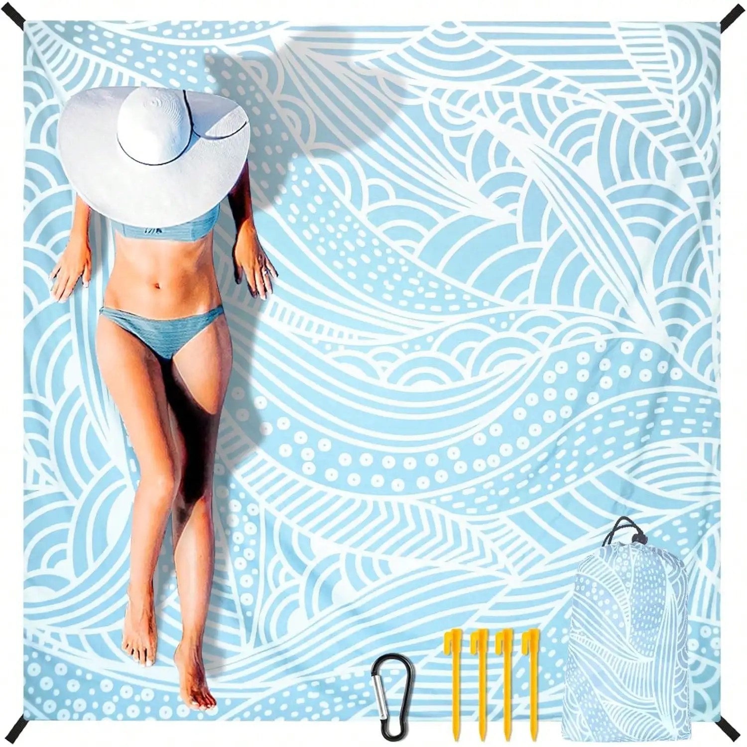 AISPARKY Beach Blanket Waterproof Sandproof Quick Drying Beach Large Outdoor Picnic Blanket Travel Camping Hiking
AISPARKY Beach Blanket Waterproof Sandproof Quick Drying Beach Large Outdoor Picnic Blanket Travel Camping Hiking