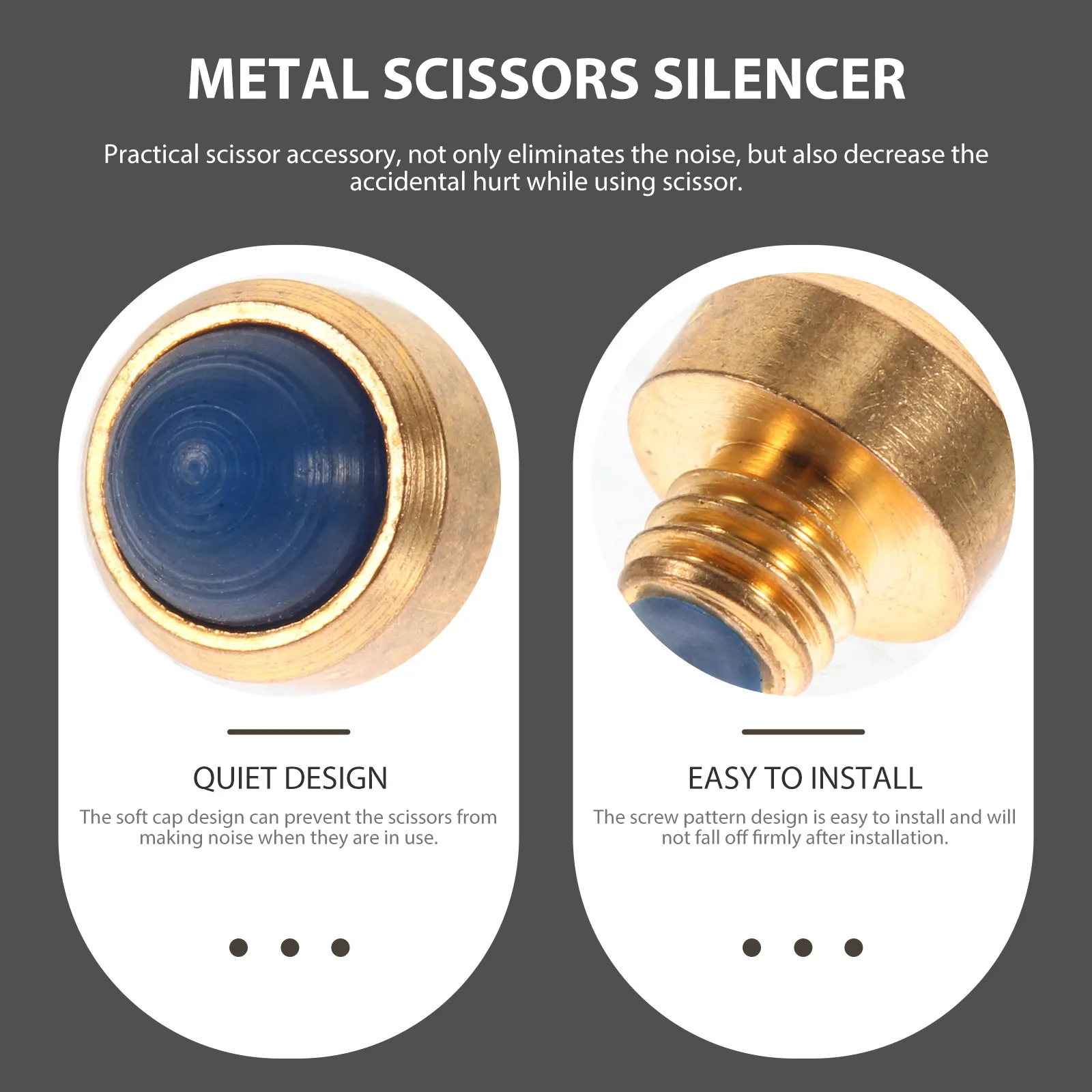 5Pcs Scissor Mufflers Metal Shear Silencers Replaceable Professional Haircutting Scissor Bumpers Noise Reduction Accessory
5Pcs Scissor Mufflers Metal Shear Silencers Replaceable Professional Haircutting Scissor Bumpers Noise Reduction Accessory