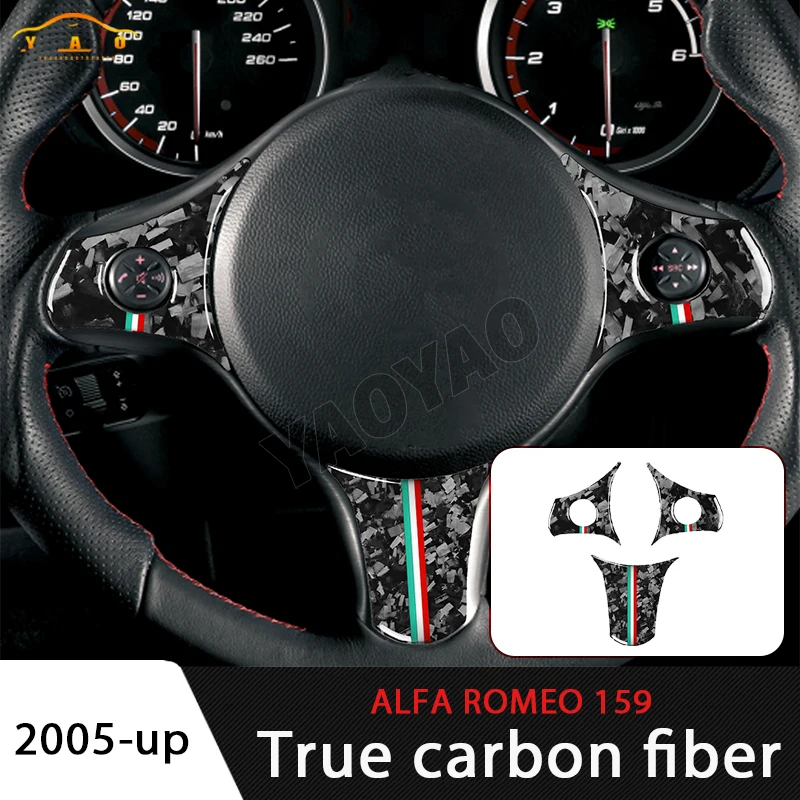 Forged Carbon Sticker For Alfa Romeo 159 939 Brera Spider 2005 2006 2007 2008 2009 2010 2011 Car Steering Wheel Trim
Forged Carbon Sticker For Alfa Romeo 159 939 Brera Spider 2005 2006 2007 2008 2009 2010 2011 Car Steering Wheel Trim