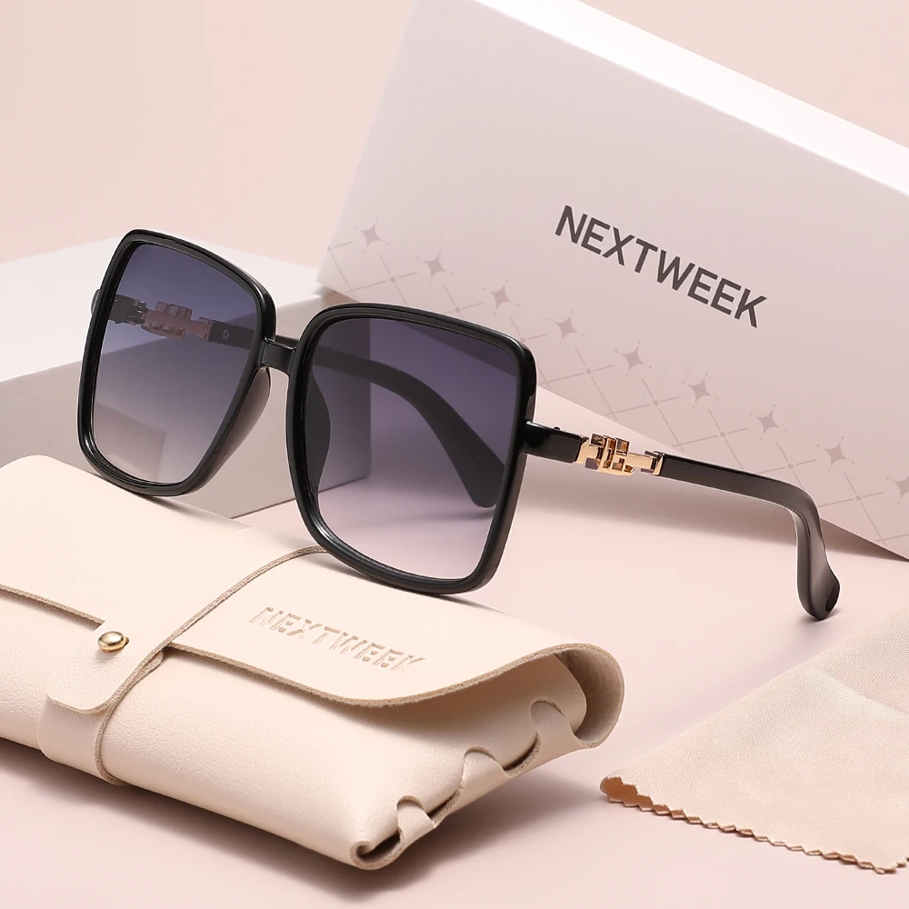 NEXTWEEK Trendy Glasses For Ladies Driving Leisure Vacation Fashion Eyewear UV400 Protection Women Sunglasses
NEXTWEEK Trendy Glasses For Ladies Driving Leisure Vacation Fashion Eyewear UV400 Protection Women Sunglasses