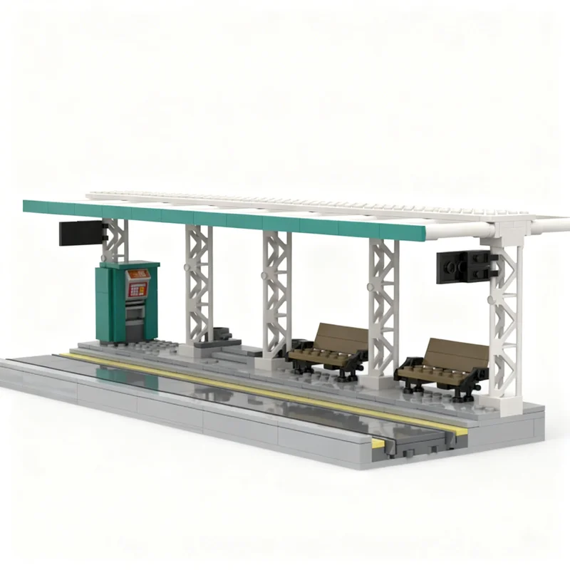 296PCS MOC Street View Main Tram Station Model Custom Building Blocks Architecture DIY Assembly Display Gift Collectible Set Set
296PCS MOC Street View Main Tram Station Model Custom Building Blocks Architecture DIY Assembly Display Gift Collectible Set Set