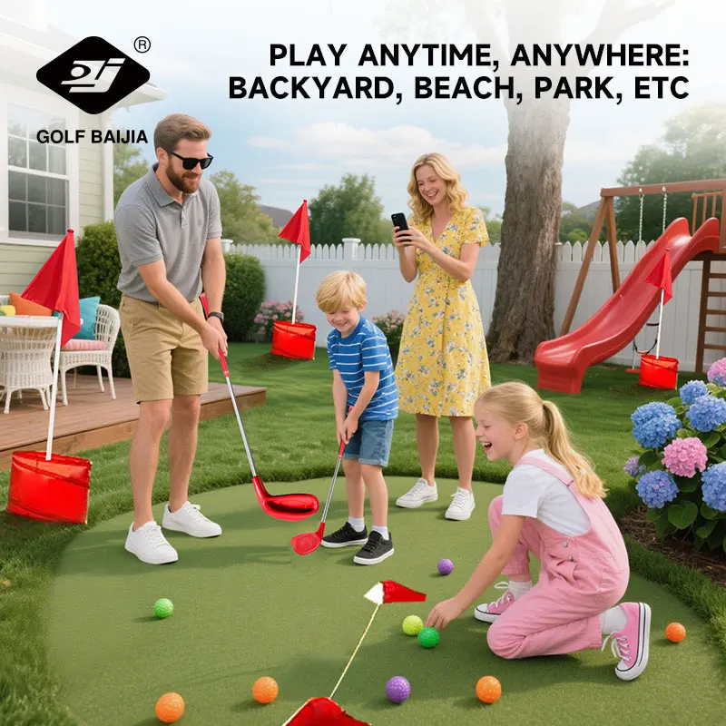 Golf enlarged plastic club-33", super large fault-tolerant hitting surface, easy for beginners to pick up, can hit real balls.Go
Golf enlarged plastic club-33", super large fault-tolerant hitting surface, easy for beginners to pick up, can hit real balls.Go
