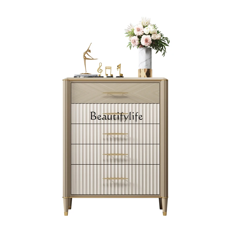 Modern light luxury bedroom solid wood storage cabinet living room TV next to storage bucket cabinet drawer cabinet
Modern light luxury bedroom solid wood storage cabinet living room TV next to storage bucket cabinet drawer cabinet