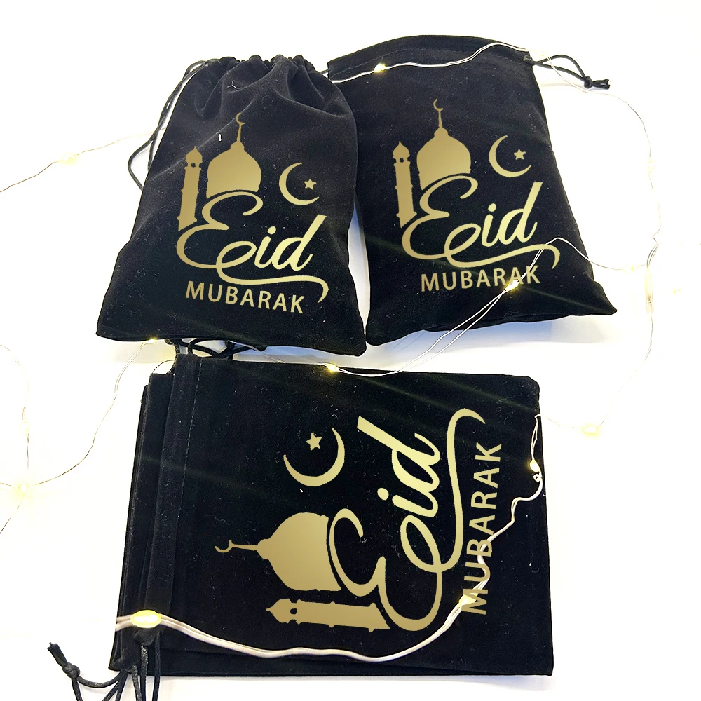 5pcs masjid Eid Mubarak black velvet gift eidi bags Eid al-Fitr Muslim Islamic Kareem Ramadan decoration children kid boy girl
5pcs masjid Eid Mubarak black velvet gift eidi bags Eid al-Fitr Muslim Islamic Kareem Ramadan decoration children kid boy girl