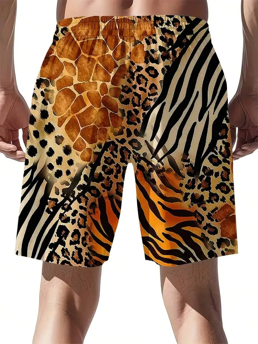 Mens Animal Print Beach Shorts Leopard Tiger Zebra Pattern Casual Summer Swim Trunks
Mens Animal Print Beach Shorts Leopard Tiger Zebra Pattern Casual Summer Swim Trunks
