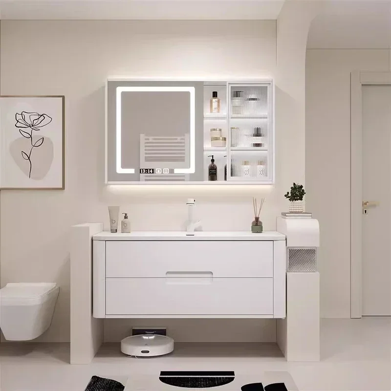 bathroom cabinet with mirror Column Storage Sink Base Cabinet Washbasin Filing Cabinets Open Furniture Shelf Locker Luxury
bathroom cabinet with mirror Column Storage Sink Base Cabinet Washbasin Filing Cabinets Open Furniture Shelf Locker Luxury