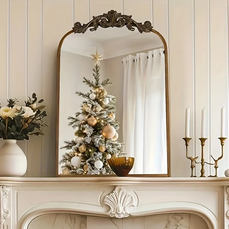 Classic Golden Ornate Wall Mirror, Vintage Vanity Mirror for Spring Summer Home Decor, Ideal Gift for Mom Women on Mother'S Day Easter Retro Ornate Golden Wall Mirror, Spring Easter Decor, Ideal for Vanity Entryway Apartment/Wedding & Graduation
Classic Golden Ornate Wall Mirror, Vintage Vanity Mirror for Spring Summer Home Decor, Ideal Gift for Mom Women on Mother'S Day Easter Retro Ornate Golden Wall Mirror, Spring Easter Decor, Ideal for Vanity Entryway Apartment/Wedding & Graduation