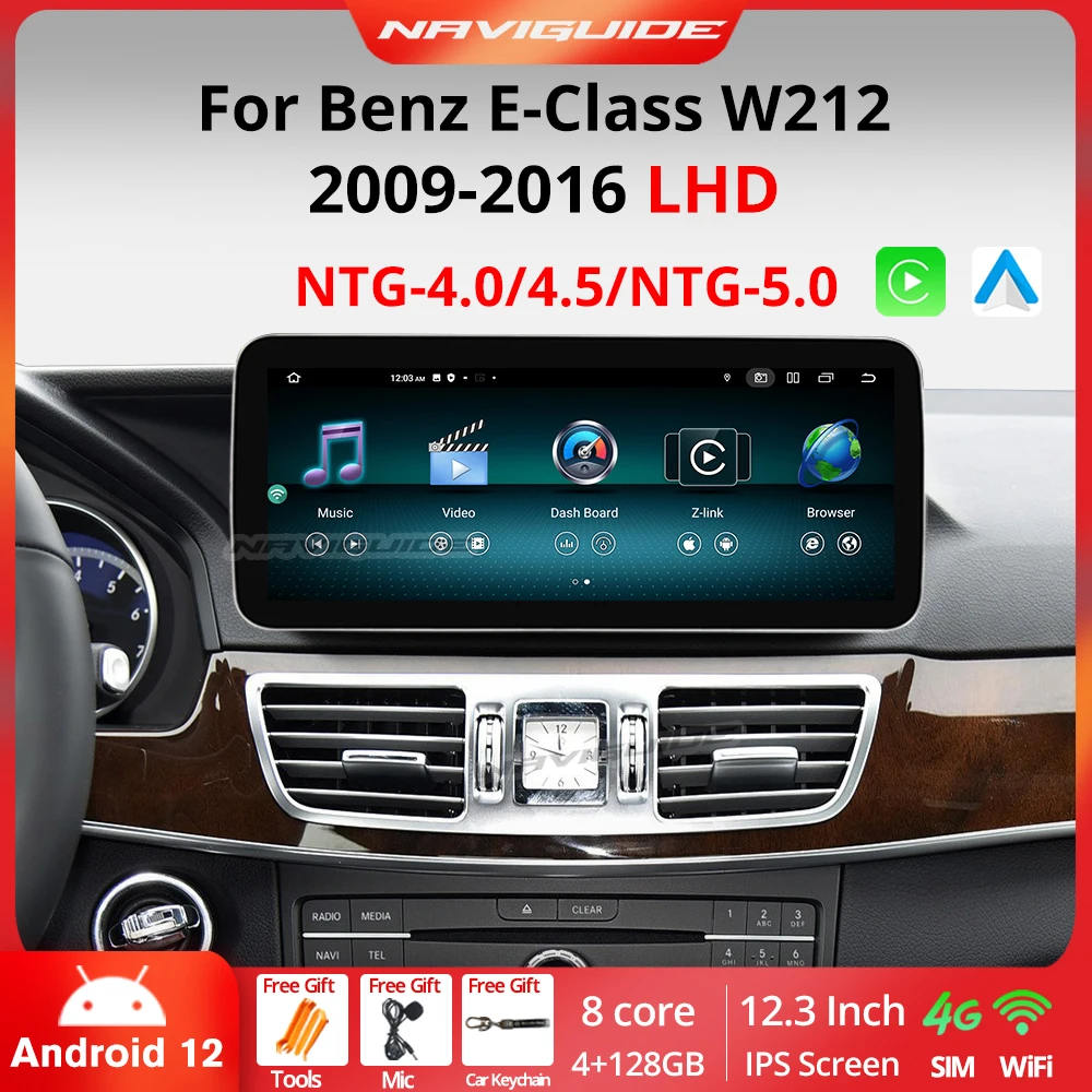 Автомобильный GPS-навигатор IDE Android12, экран Carplay, радио для Mercedes W212 2009-2016 SIM, GPS, мультимедийный плеер, монитор
Автомобильный GPS-навигатор IDE Android12, экран Carplay, радио для Mercedes W212 2009-2016 SIM, GPS, мультимедийный плеер, монитор