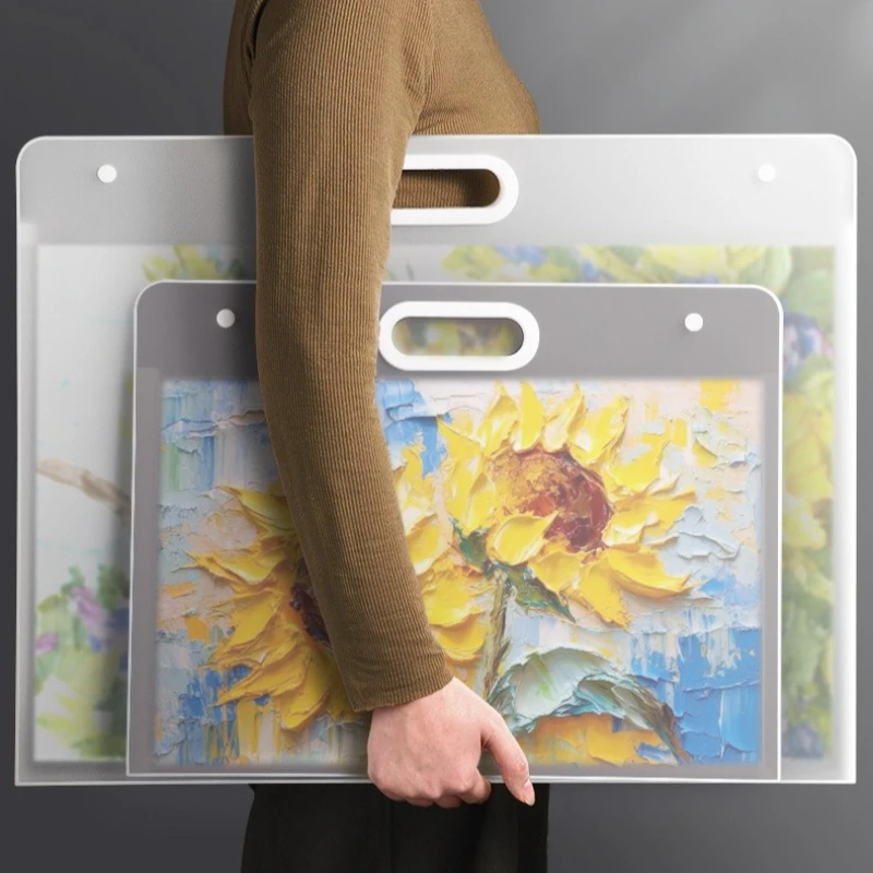 A2/A3 Art Manuscript Storage Book, Sketch Collection Storage Clip, Handle Design, Large Capacity for Convenient Storage
A2/A3 Art Manuscript Storage Book, Sketch Collection Storage Clip, Handle Design, Large Capacity for Convenient Storage