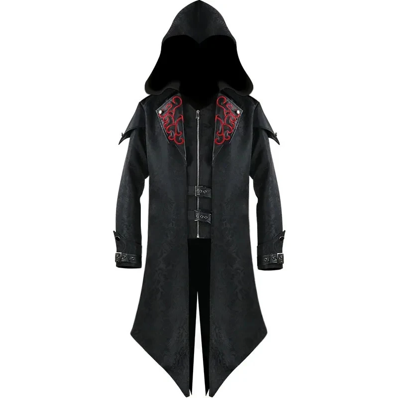 ob Victorian Assassin's Costume Coat - Men's Gothic Renaissance Tailcoat, Medieval Steampunk Jacket, Halloween Formal Wear 158gj
ob Victorian Assassin's Costume Coat - Men's Gothic Renaissance Tailcoat, Medieval Steampunk Jacket, Halloween Formal Wear 158gj