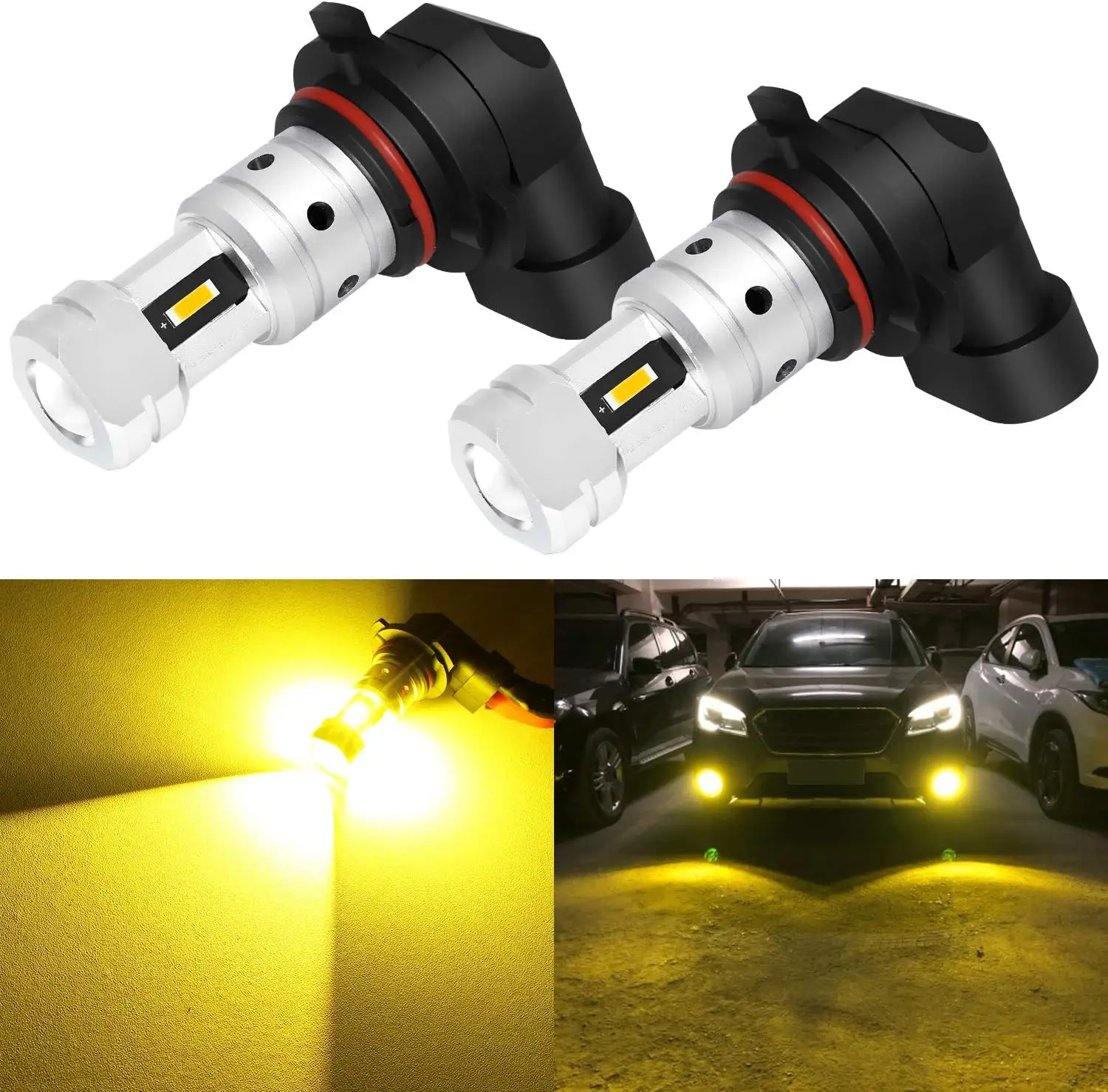 9006 Yellow Fog Light Bulbs 3800 Lumens Super Bright HB4 9006LL LED Bulb Replacement for Car Truck SUV Fog Lights or DRL Lamps,
9006 Yellow Fog Light Bulbs 3800 Lumens Super Bright HB4 9006LL LED Bulb Replacement for Car Truck SUV Fog Lights or DRL Lamps,