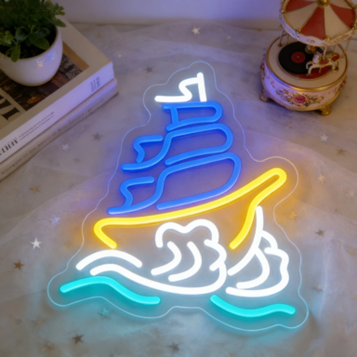 Sailboat Neon Sign LED Night Light USB Rechargeable Nautical Ocean Theme Decor Lamp for Kids Room Bedroom Home Bar Party Gifts
Sailboat Neon Sign LED Night Light USB Rechargeable Nautical Ocean Theme Decor Lamp for Kids Room Bedroom Home Bar Party Gifts