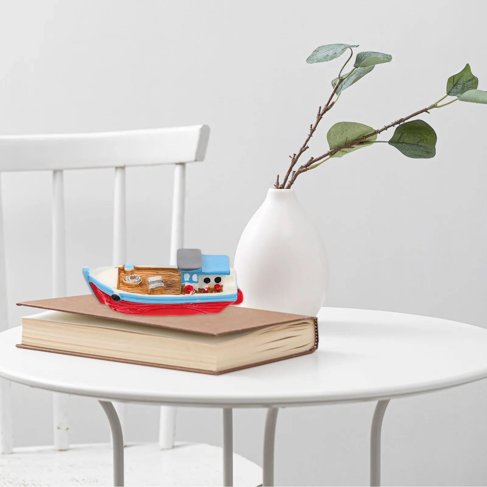 Mediterranean Boat Resin Desktop Ornament Miniature Beach Style Decoration DIY Micro Landscape Sand Table Accessories
Mediterranean Boat Resin Desktop Ornament Miniature Beach Style Decoration DIY Micro Landscape Sand Table Accessories