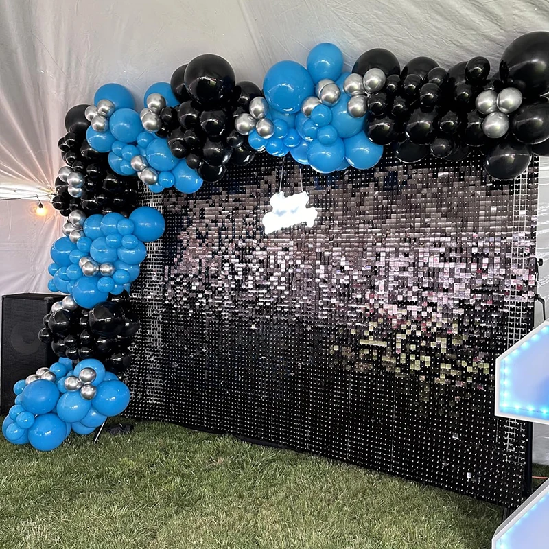 Romantic Glitter Curtain Home Party Decor 16/18 Pcs Shimmer Square Sequins Wall Backdrop Anniversary Wedding Celebration Decor
Romantic Glitter Curtain Home Party Decor 16/18 Pcs Shimmer Square Sequins Wall Backdrop Anniversary Wedding Celebration Decor