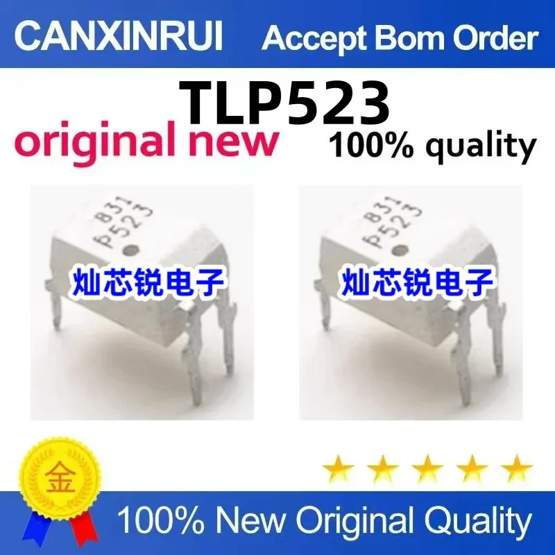 (5-100 pieces)Optocoupler TLP523-1 TLP523 P523 DIP-4, brand new in stock
(5-100 pieces)Optocoupler TLP523-1 TLP523 P523 DIP-4, brand new in stock