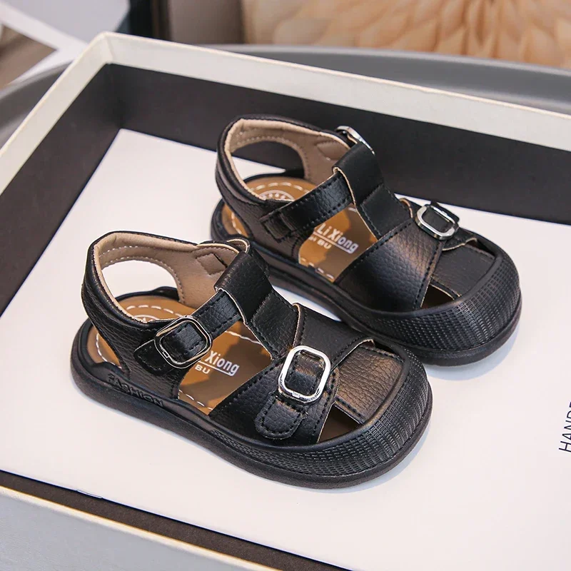 Baby Walking Shoes T-strap Soft 2025 Summer New Kids Beach Shoes Toes Capped Non-slip Boys Girls Casual Sandals Retro Size 16-26
Baby Walking Shoes T-strap Soft 2025 Summer New Kids Beach Shoes Toes Capped Non-slip Boys Girls Casual Sandals Retro Size 16-26