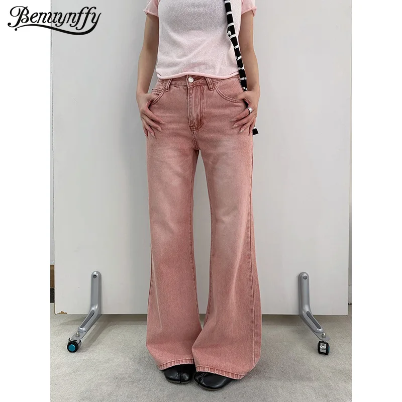 Benuynffy Vintage Mid Waisted Jeans For Women 2026 Summer New Fashion Korean Pocket Loose Casual Female Wide Leg Denim Pants
Benuynffy Vintage Mid Waisted Jeans For Women 2026 Summer New Fashion Korean Pocket Loose Casual Female Wide Leg Denim Pants