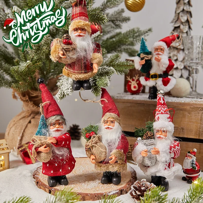 Santa Claus tabletop ornament Christmas tree decoration small pendant Cartoon fabric plush standing doll Cute doll
Santa Claus tabletop ornament Christmas tree decoration small pendant Cartoon fabric plush standing doll Cute doll
