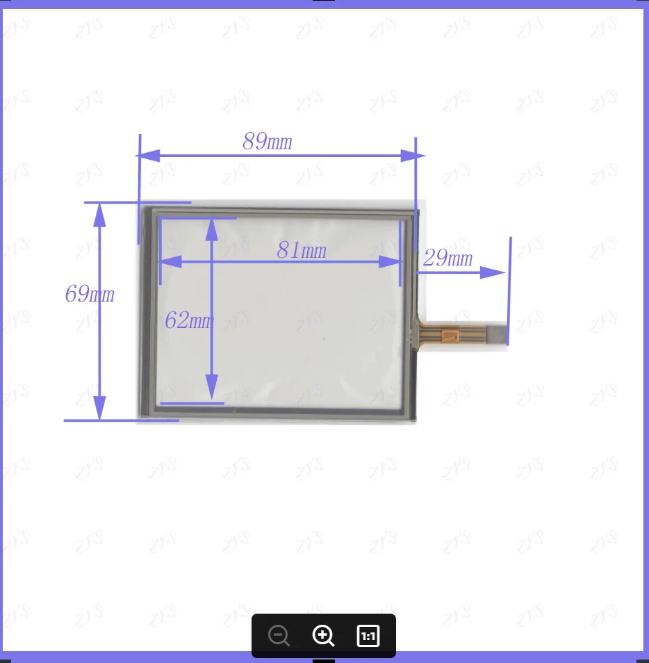 ZhiYuSun Touch Screen 4change5lines 89mm*69mm glass for industry applications 89*69 for GPS
ZhiYuSun Touch Screen 4change5lines 89mm*69mm glass for industry applications 89*69 for GPS