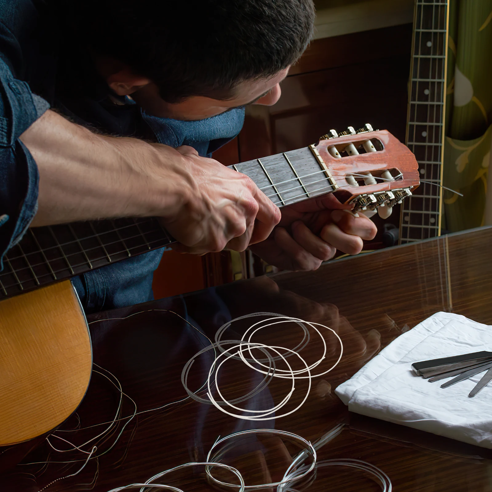3.2Feet 22Awg Cloth Covered Pushback Guitar Wire Pre-Tinned Copper Core Soldering Cable For Pot Lug Connection White Black Color
3.2Feet 22Awg Cloth Covered Pushback Guitar Wire Pre-Tinned Copper Core Soldering Cable For Pot Lug Connection White Black Color