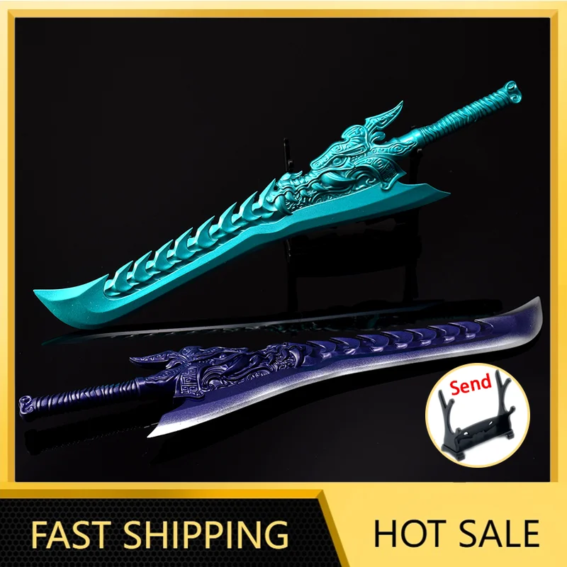 Nei Zha 2 Film Peripherals Aobing Weapon Human Knife Integration Metal Model Dragon King of The Eastern Sea Sword Toys Swords
Nei Zha 2 Film Peripherals Aobing Weapon Human Knife Integration Metal Model Dragon King of The Eastern Sea Sword Toys Swords