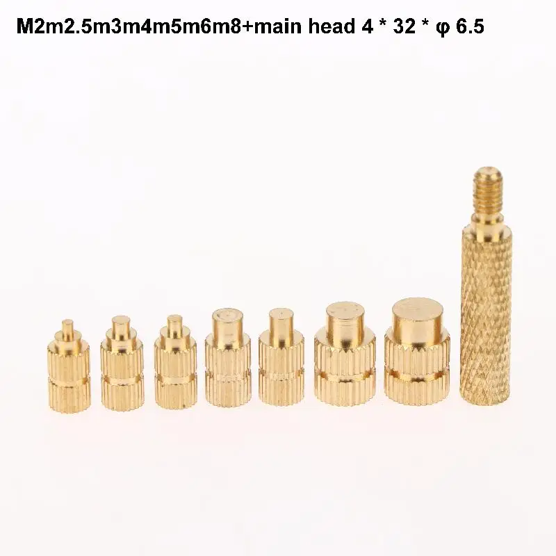 Soldering Iron Tip Heat Set Head Insert M2-M8 Hot Melt Brass Embedded Thread Nut Kit For Plastic Soldering Tool
Soldering Iron Tip Heat Set Head Insert M2-M8 Hot Melt Brass Embedded Thread Nut Kit For Plastic Soldering Tool